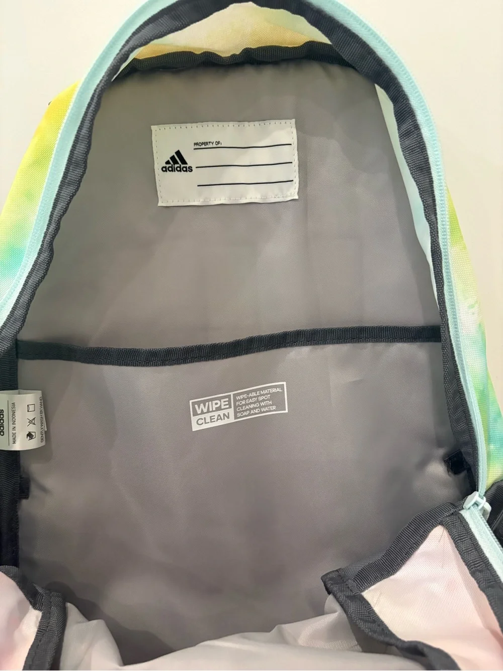 NWOT Adidas Kids Tie-Dye Backpack perfect for back to school!